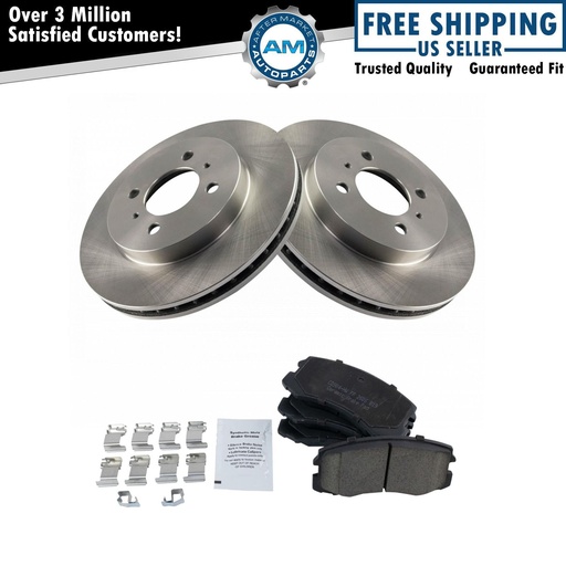 Ceramic freno Pad Rotors Kit Set02-06 Mitsubishi Lancer ES