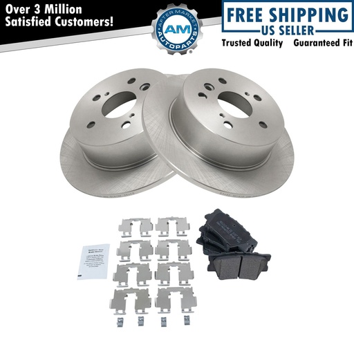 Metallic freno Pads 2 Rotors Set KitES350 Camry Avalon