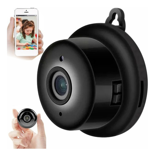 [428] Mini Camara Wifi Portatil Compacta 5.8cm App V380 Infrarrojo