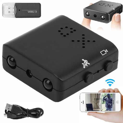 [2191] Mini Camara Wifi Vision Nocturna Detecta Movimiento Usb