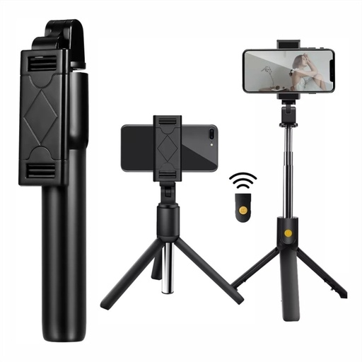 [2625] Baston Selfie Stick Con Control Remoto Bluetooth