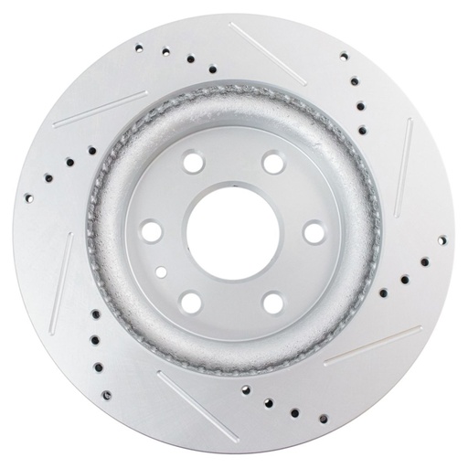 Performan Disc freno Rotor perforado ranurado G-revestido