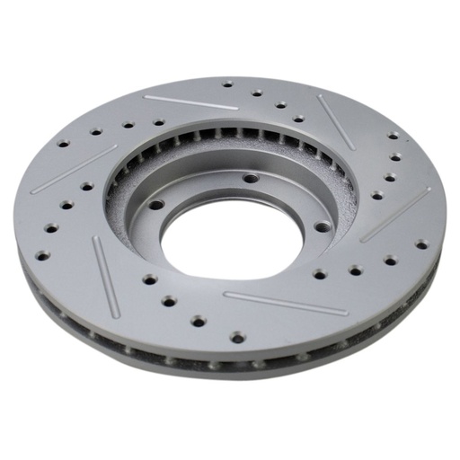 Performan perforado ranurado G-revestido Disc freno Rotor